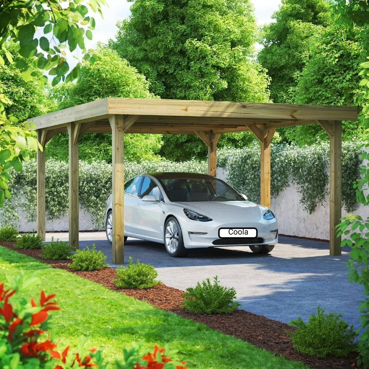 18x10  Car Port Gazebo Shelters - Image 1