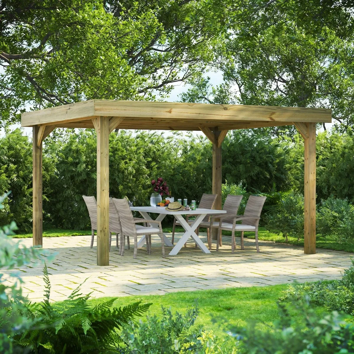 18x10  Car Port Gazebo Shelters - Image 3