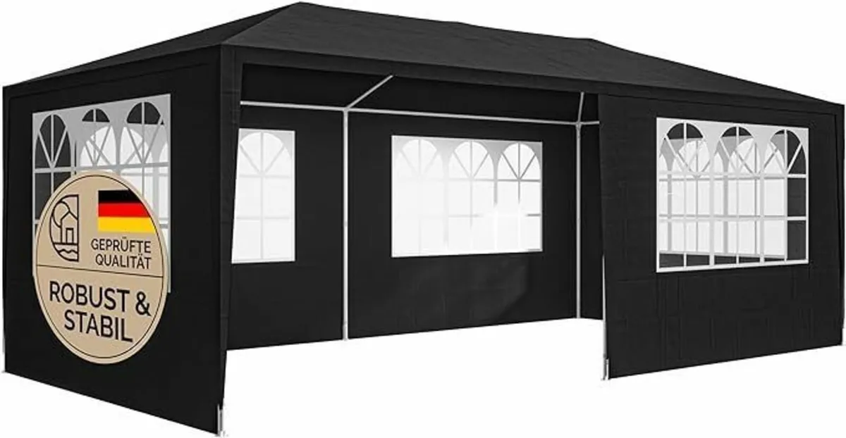 Gazebo 3 x 6 m UV Protection 18 m² Roof - Image 4