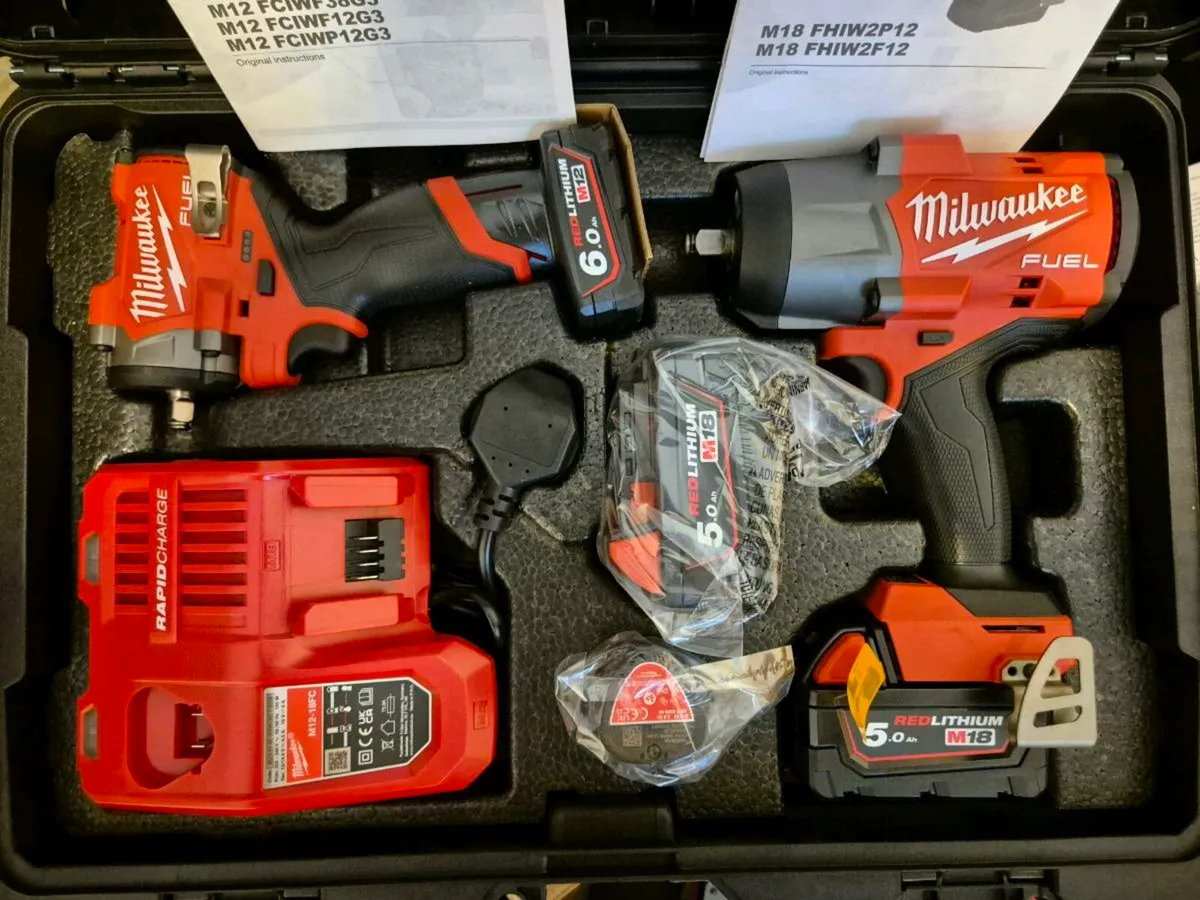 Milwaukee M18FPP2AQ2-564P Impact Wrench Power Pack - Image 4