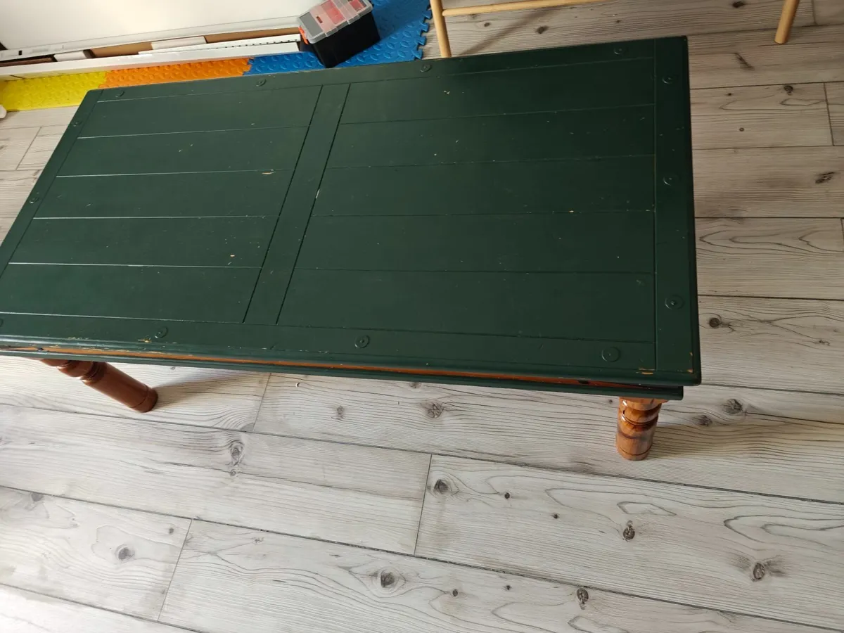 wooden coffe table - Image 2