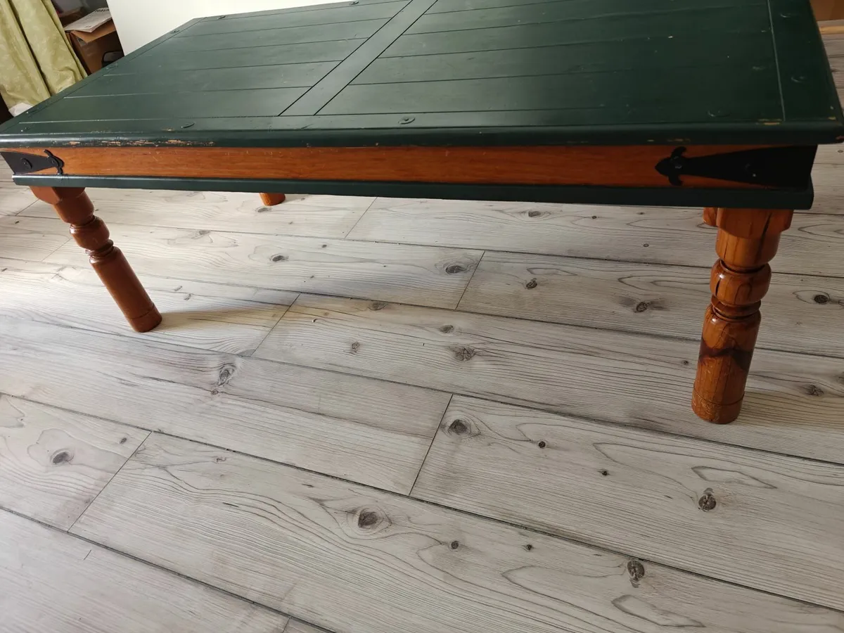 wooden coffe table - Image 3