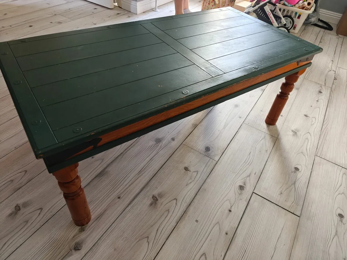 wooden coffe table - Image 1
