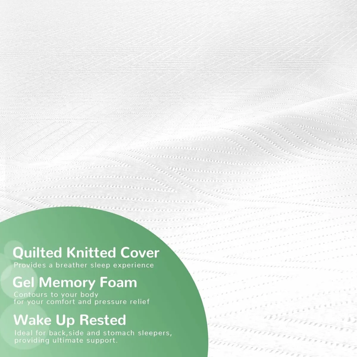Double Memory Foam Mattress, 6 Inch - Image 4