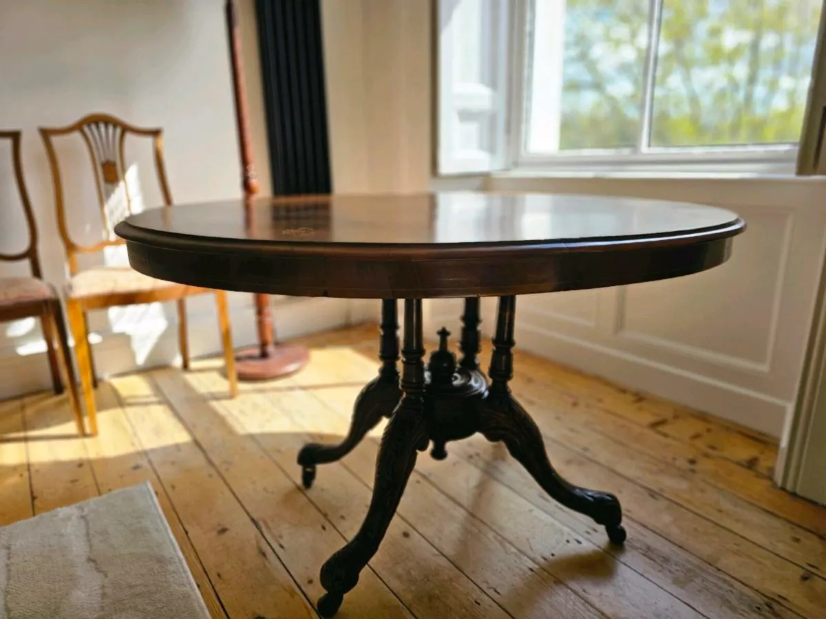Walnut Victorian Table - Image 1