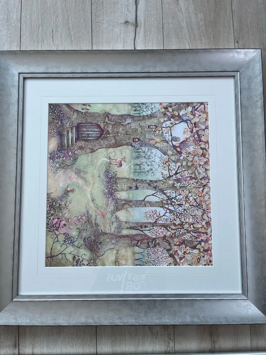 lovely Penny Gaj framed picture 70cm - Image 1