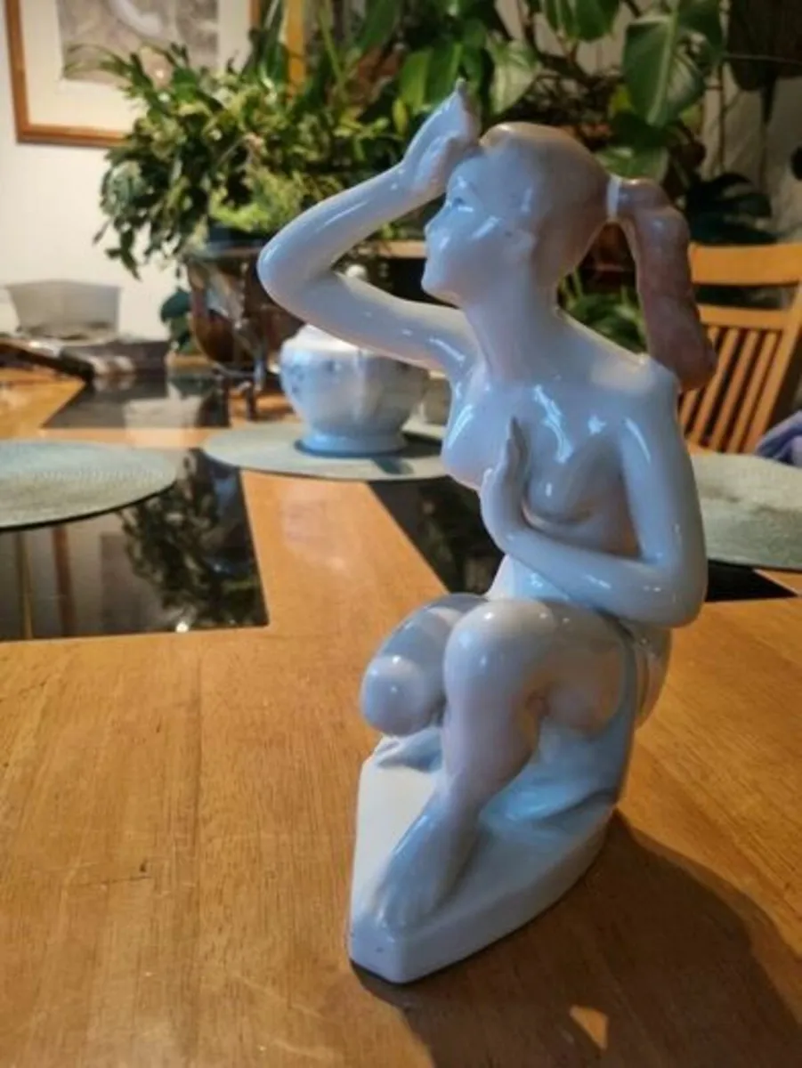 Vintage Budapest Aquincum porcelain figurine - Image 1