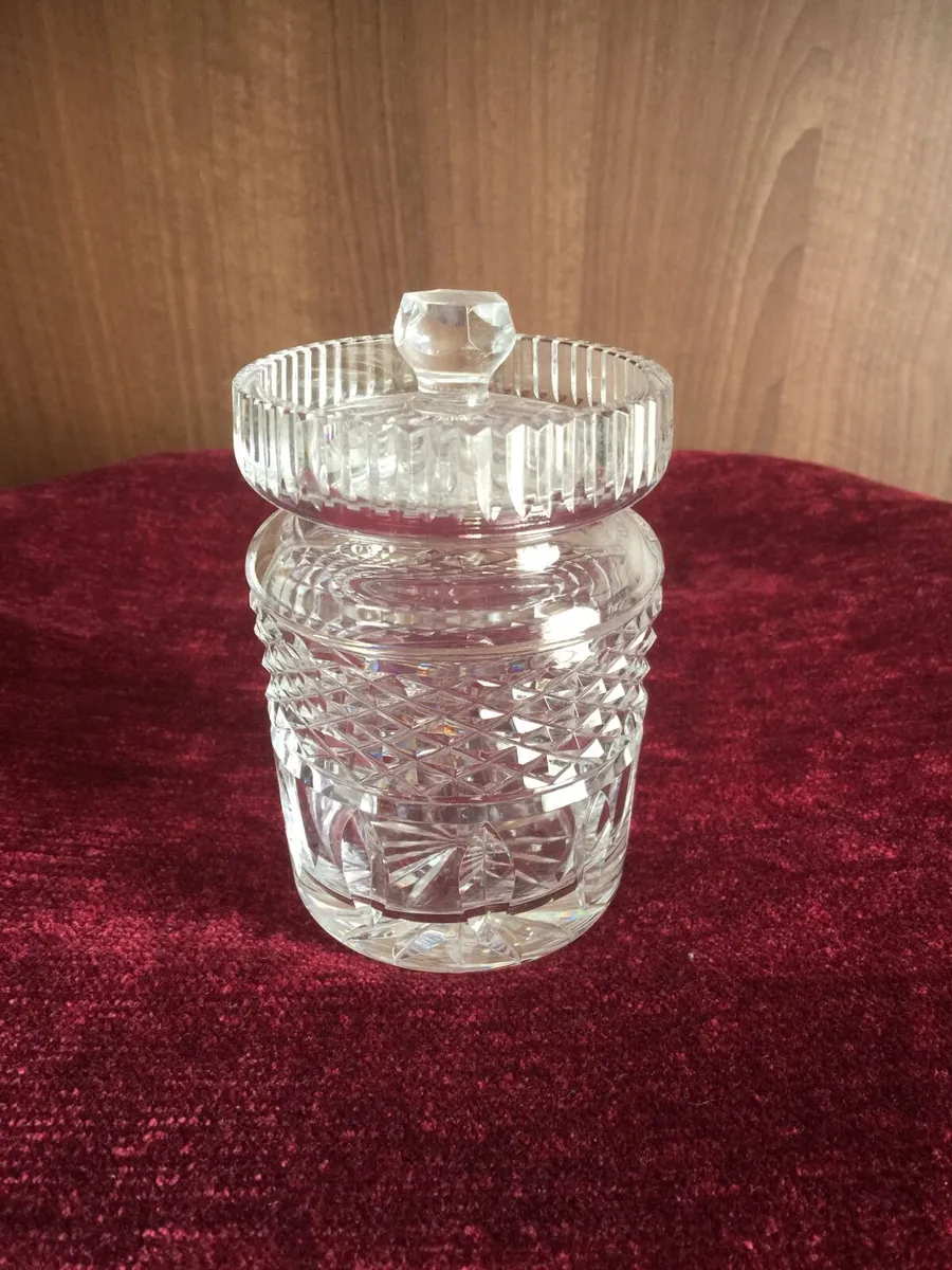 Crystal honey jam pot - Image 1