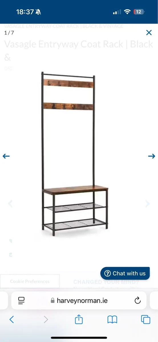 Coat stand and bench