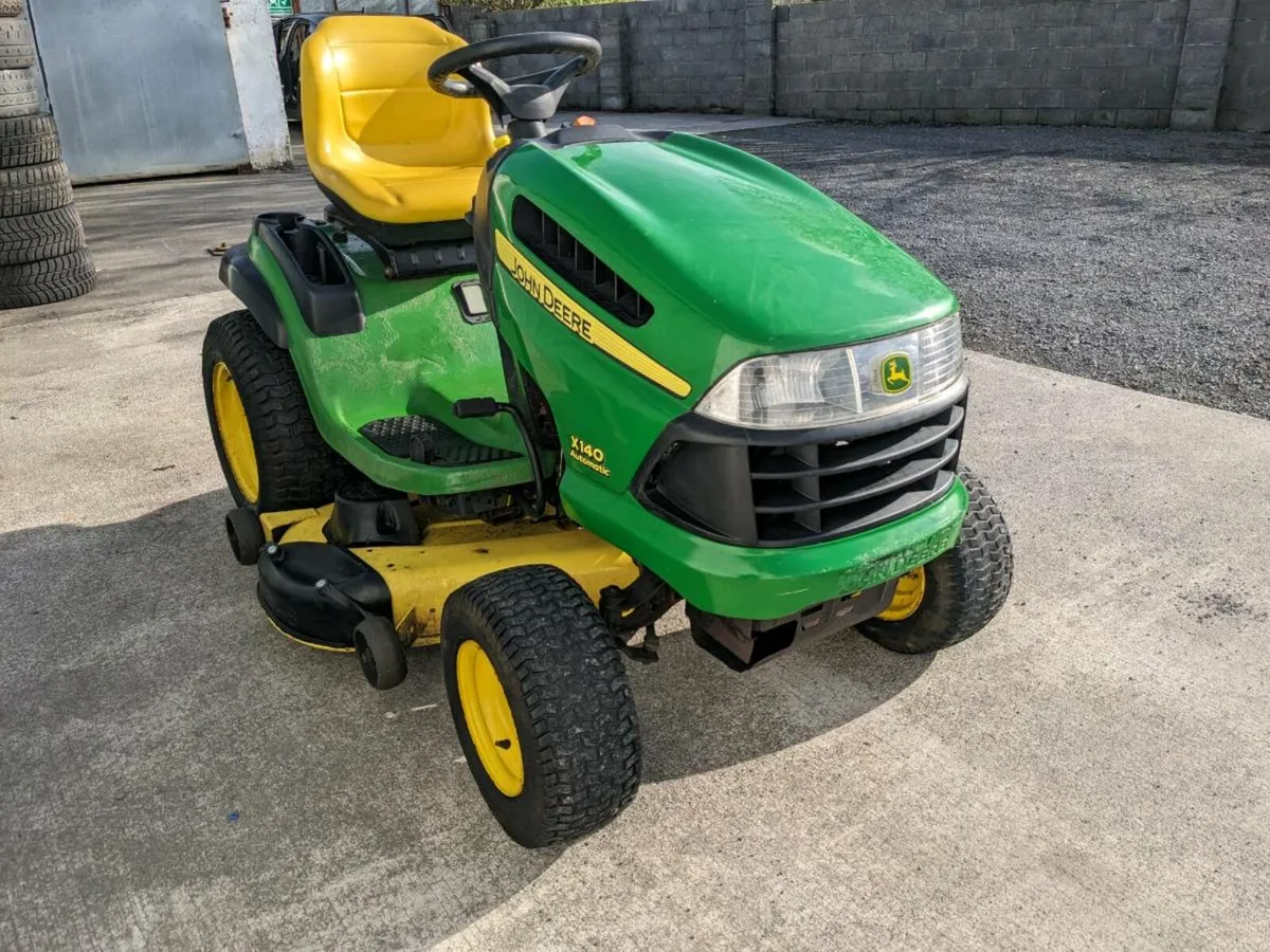 Lawnmower John Deere tractor x140 48" deck - Image 3