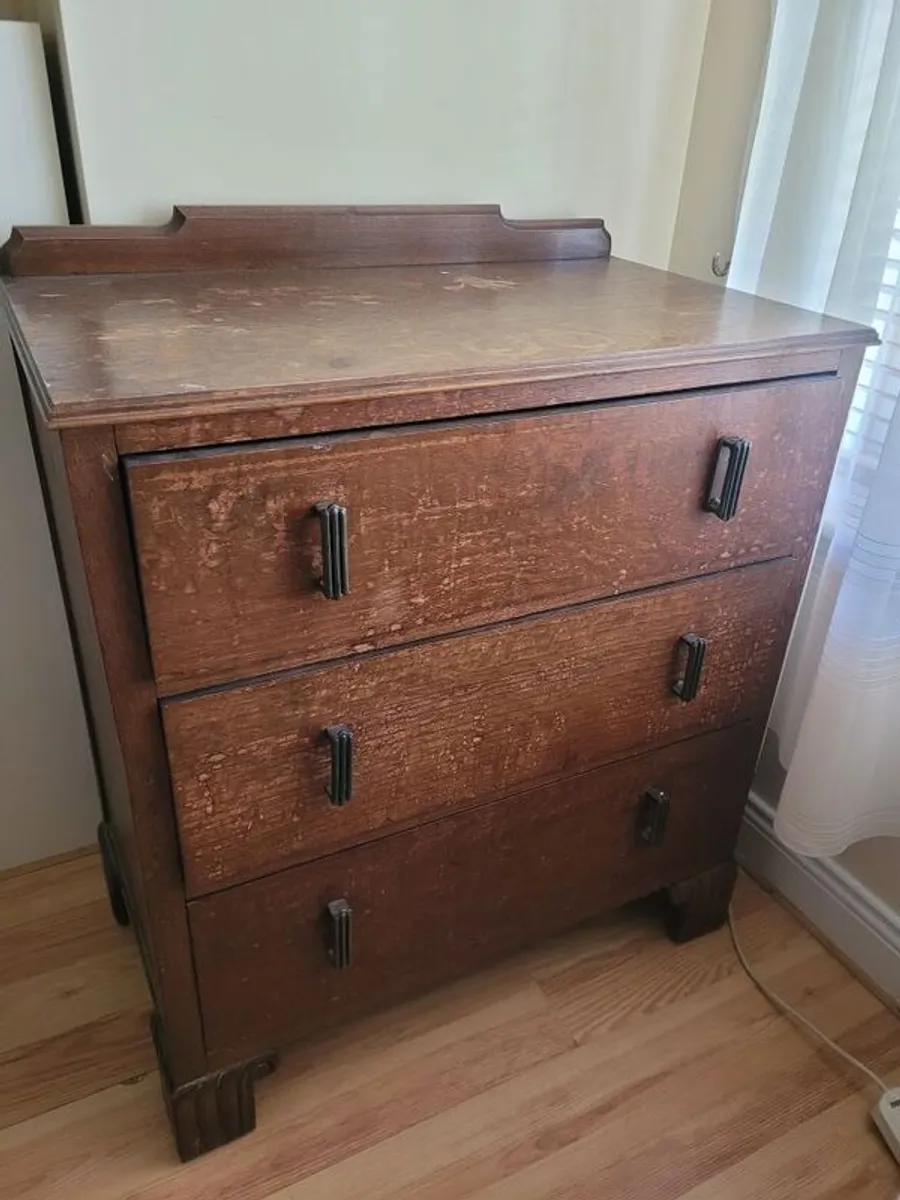 Solid Oak Side Table - Image 1