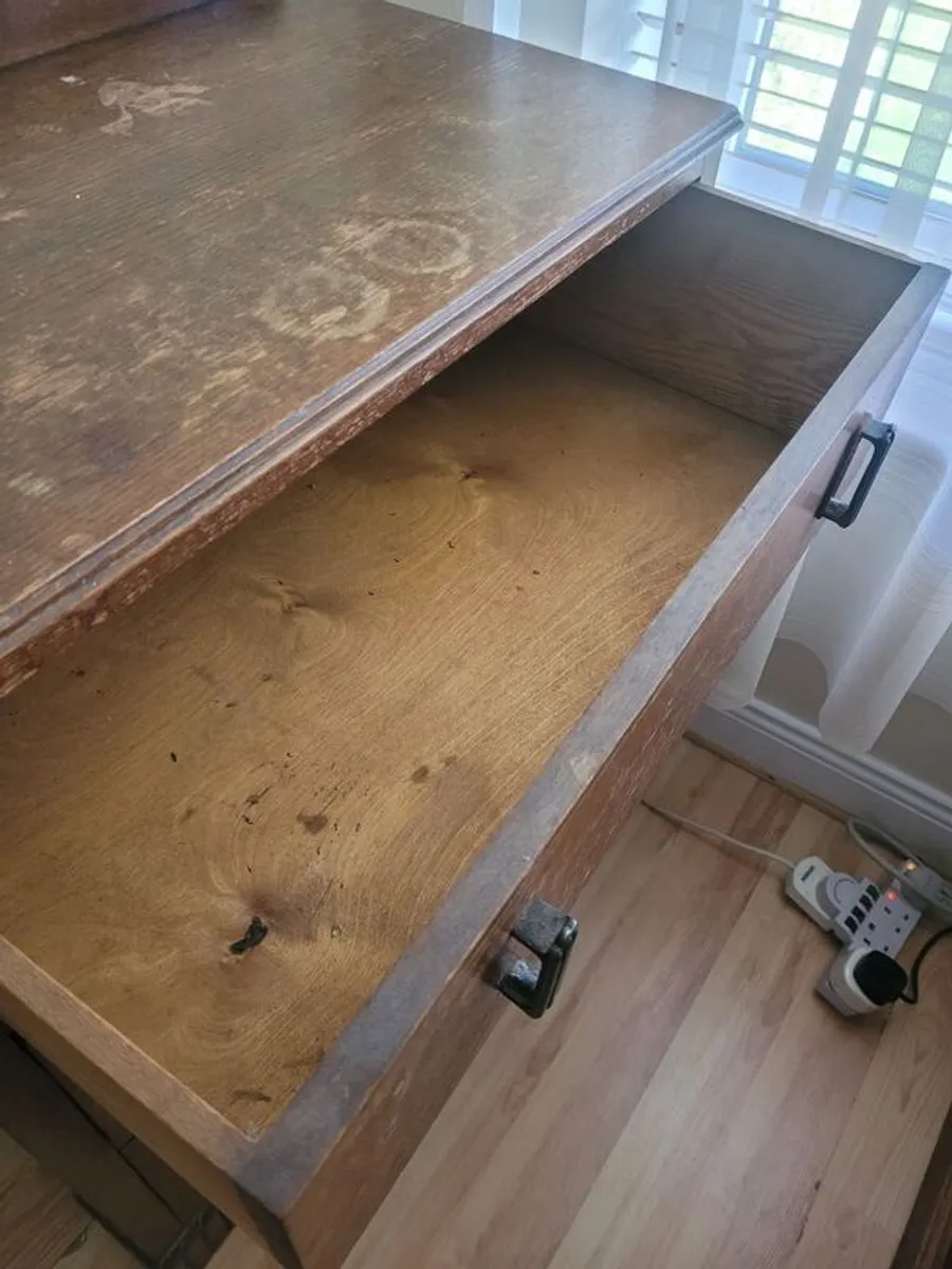 Solid Oak Side Table - Image 2