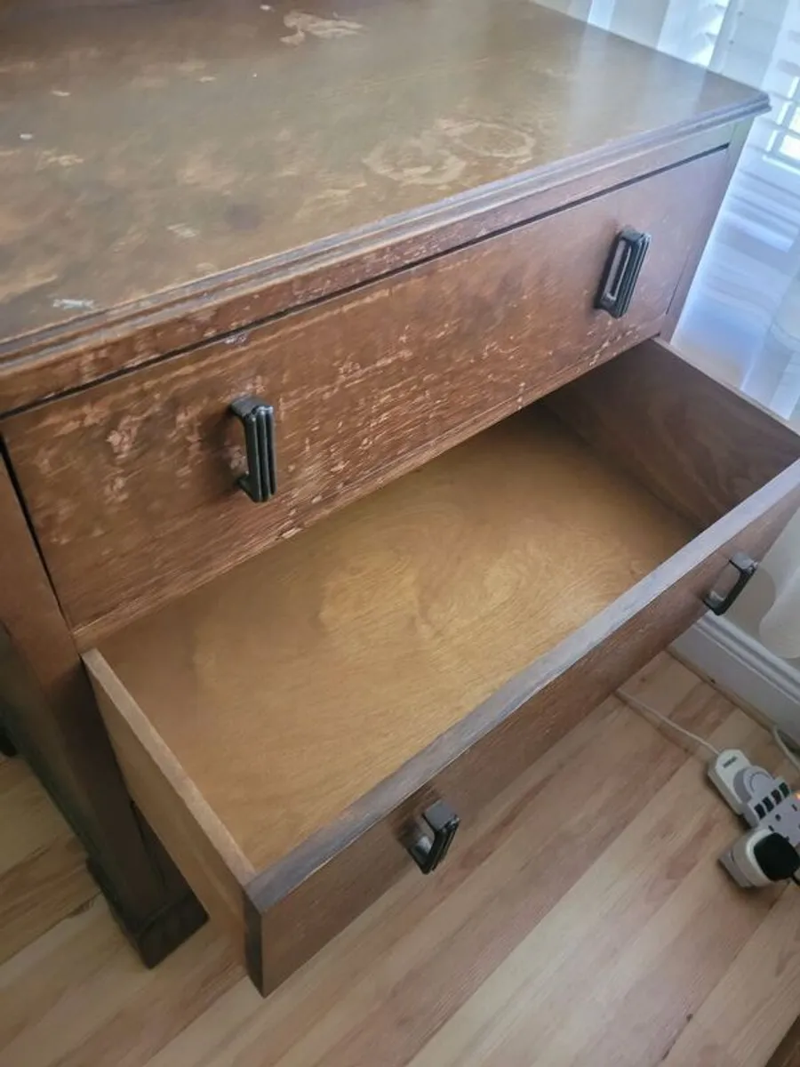 Solid Oak Side Table - Image 3