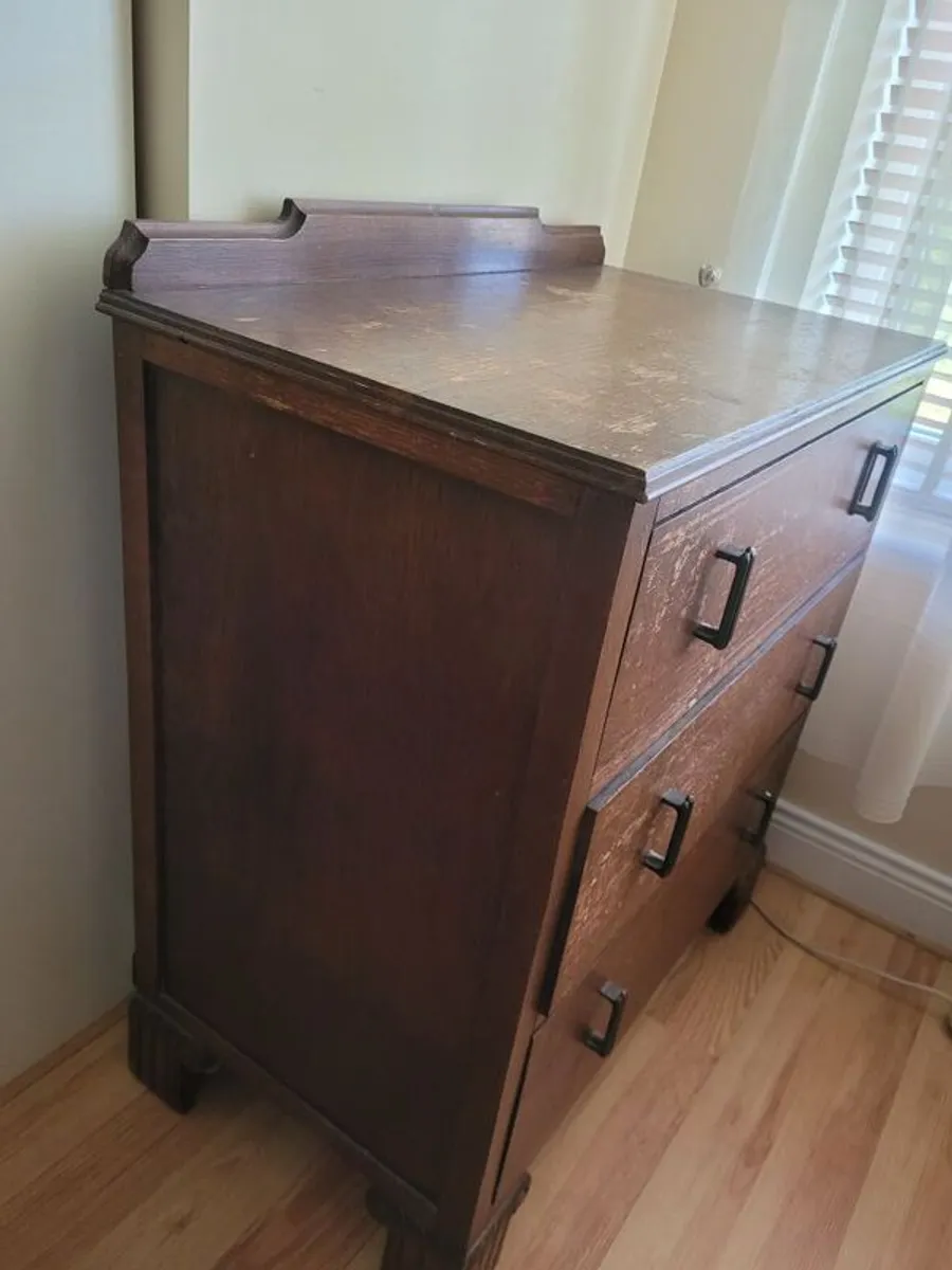 Solid Oak Side Table - Image 4