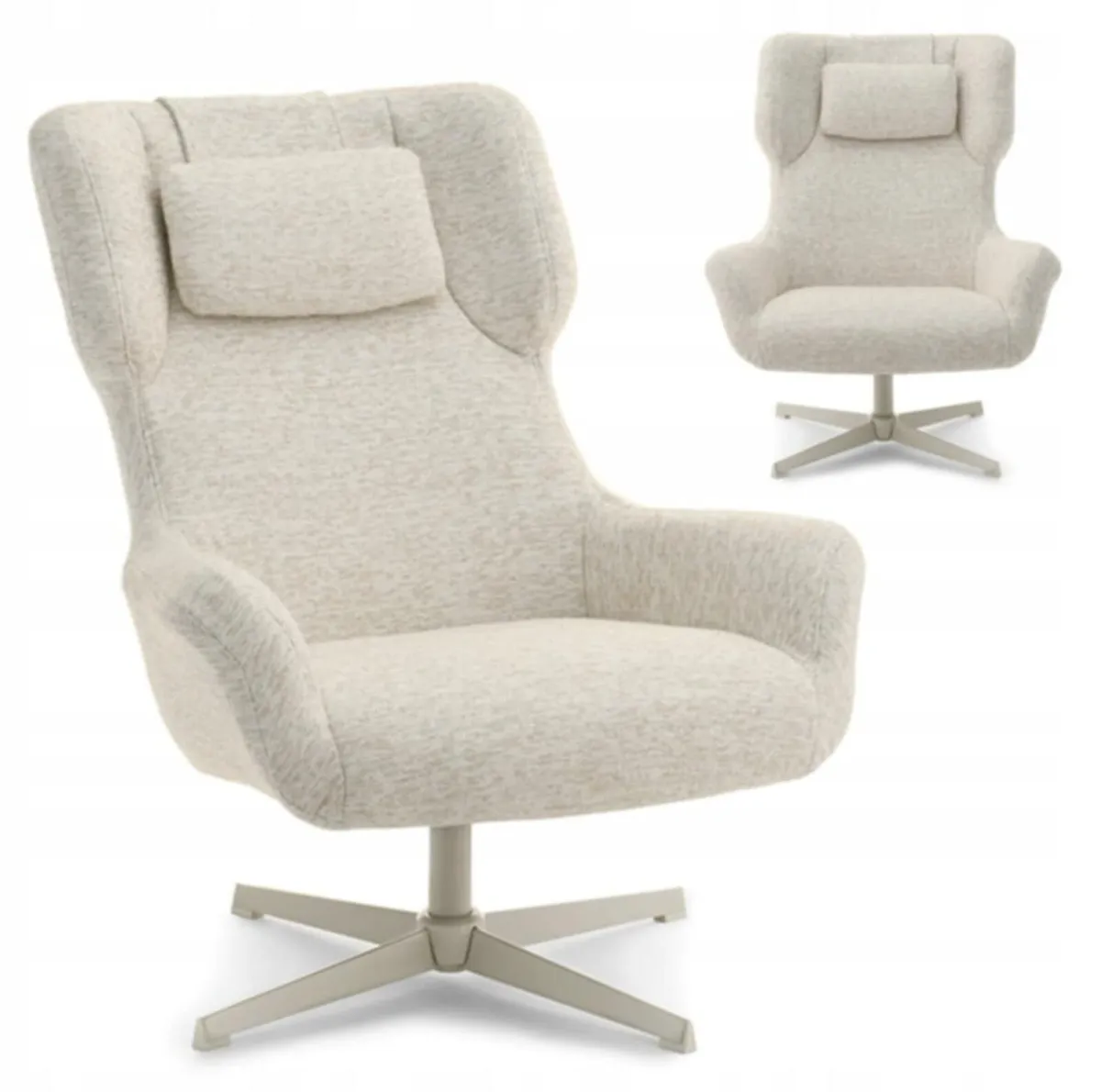 Armchair- new, metal base-Delivery - Image 1