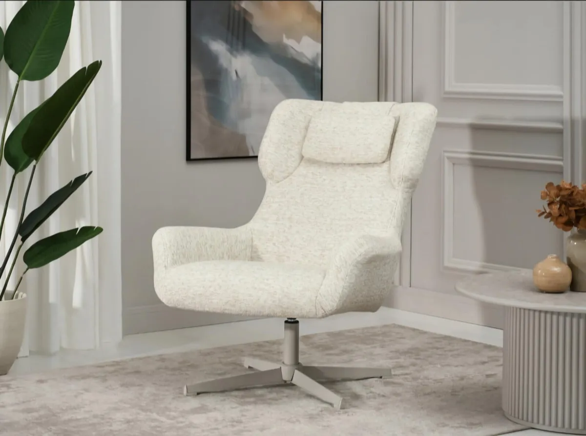 Armchair- new, metal base-Delivery - Image 4