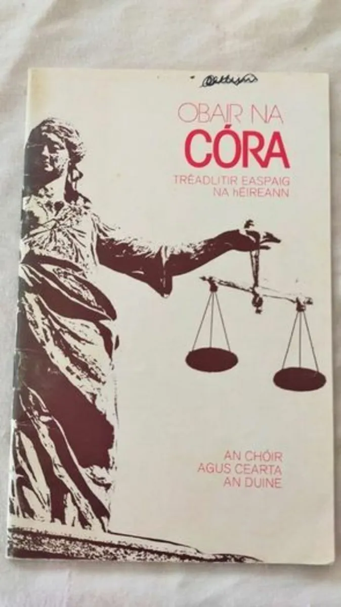 Obair Na Cora. Treadlitir Easpaig Na hEireann
