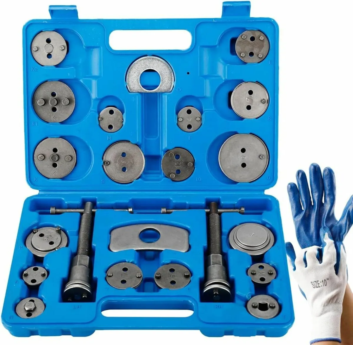 24pcs Heavy Duty Disc Brake Caliper Tool Set and W