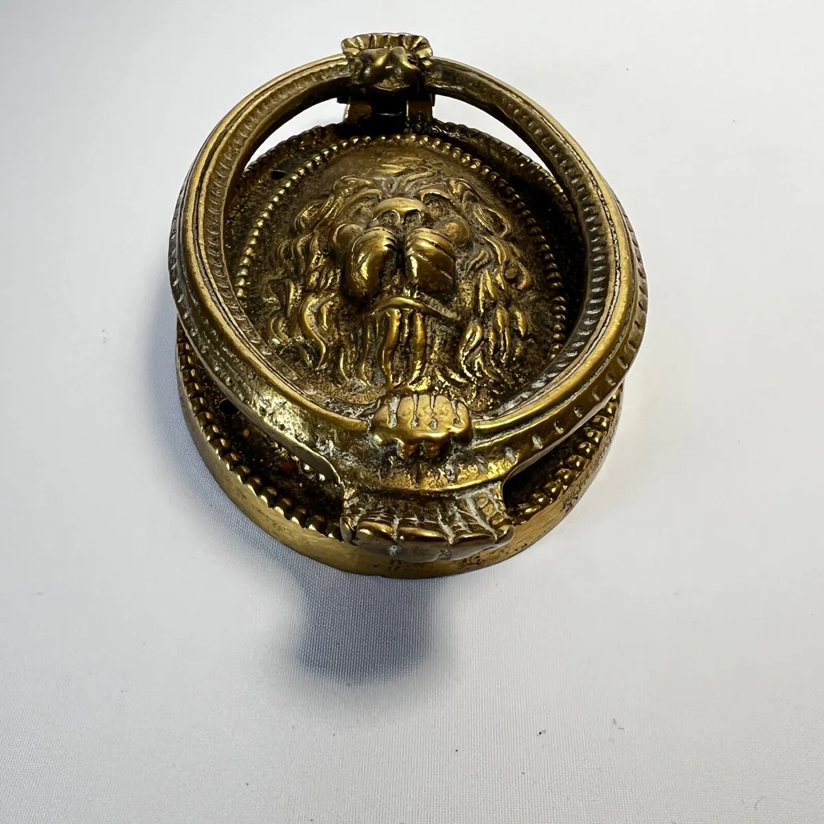Lion Door Knocker solid brass antique - Image 2