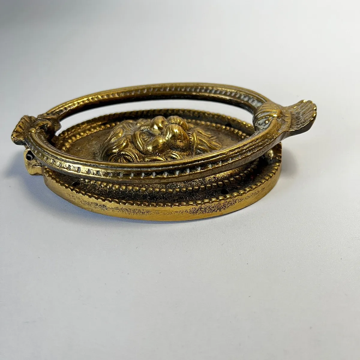 Lion Door Knocker solid brass antique - Image 3