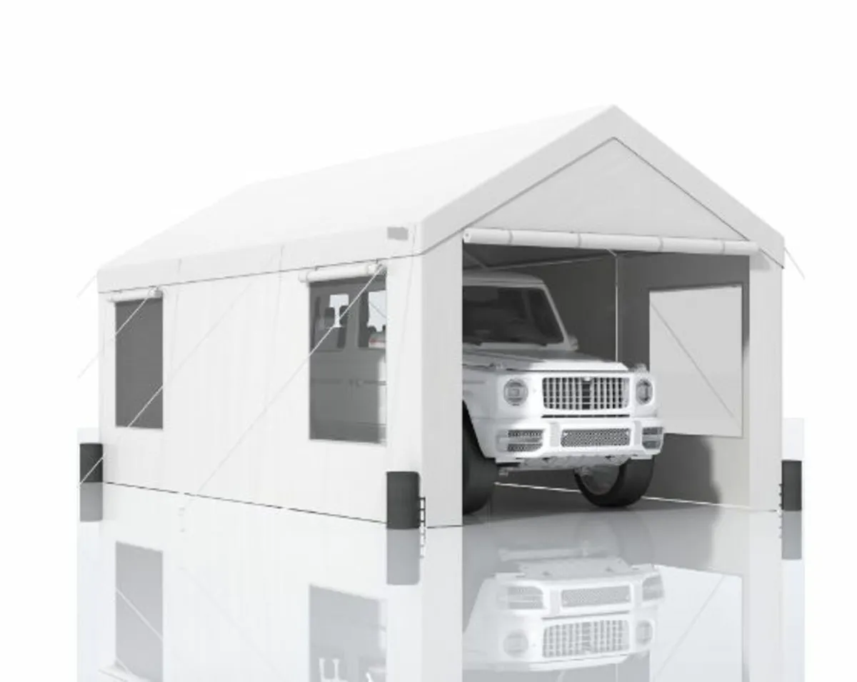 Carport, 12 x 20 ft Heavy Duty Car - Image 2