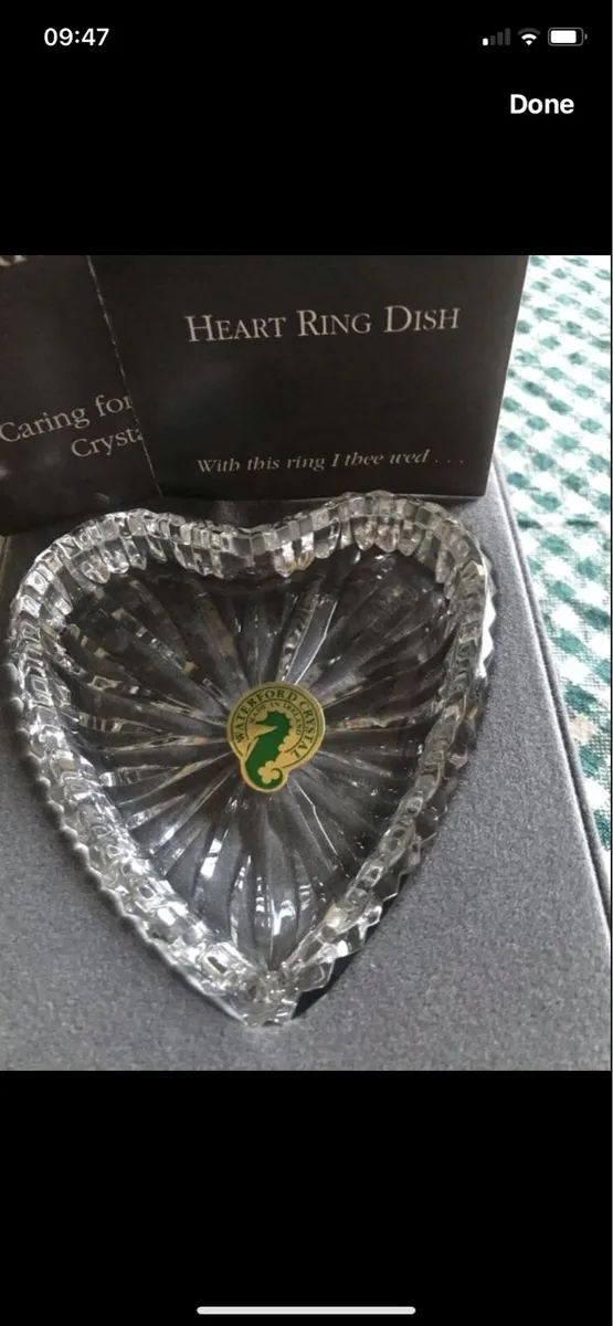Vintage Waterford Crystal Ring Dish - Image 2