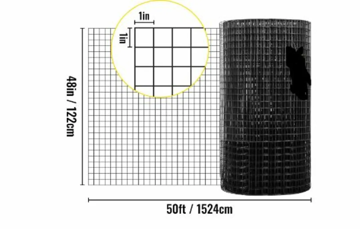 Hardware Cloth, 48" x 50' & 1"x1" - Image 4