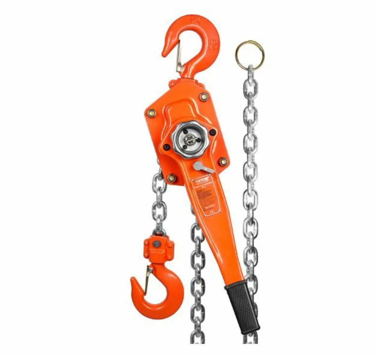 Manual Lever Chain Hoist, 3 Ton 6600 lbs Capacity - Image 1