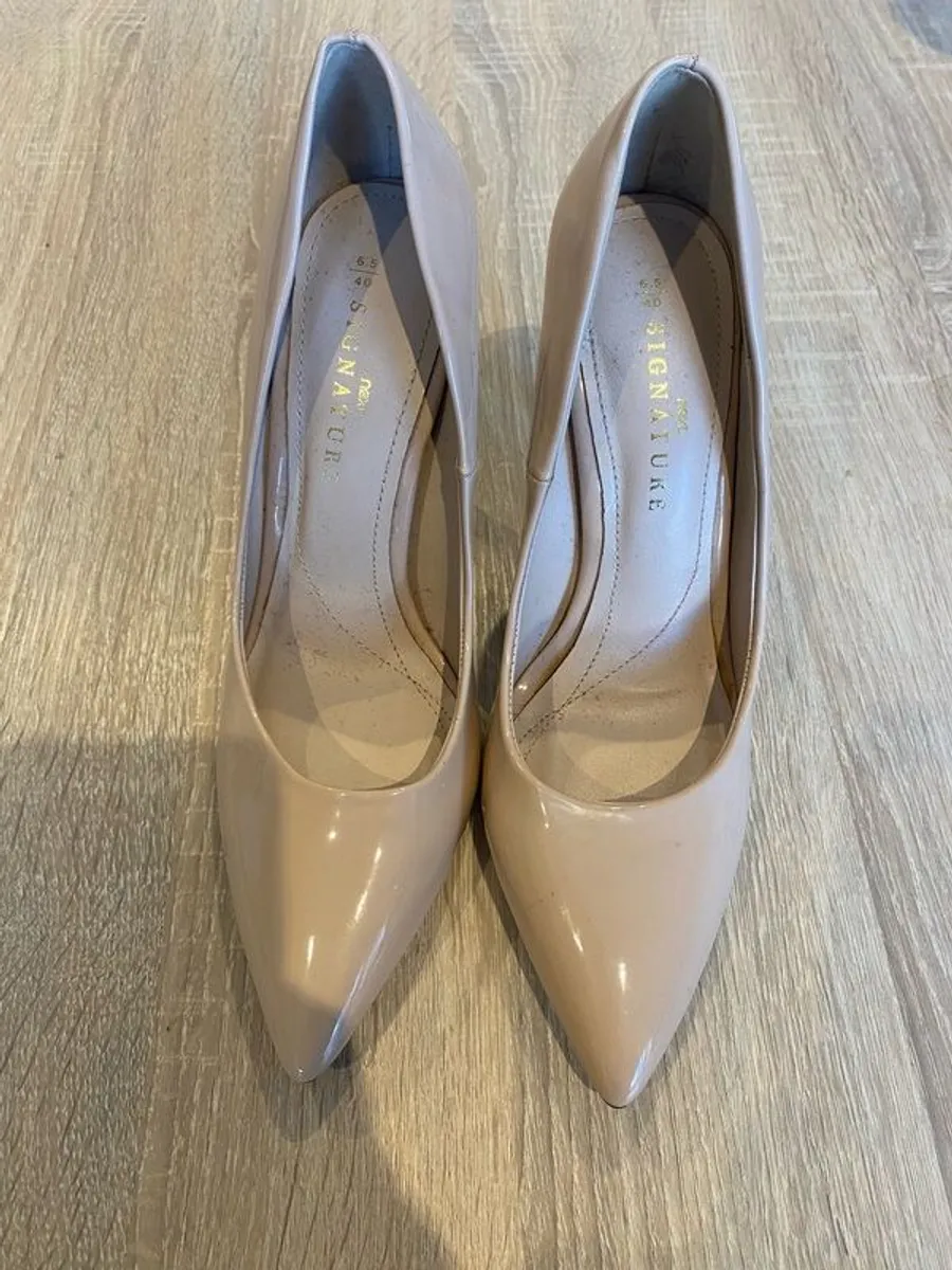 Next Nude Heels size 6.5 - Image 1