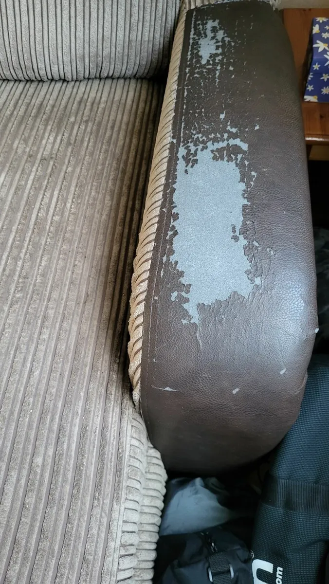 3 Seater storage sofa bed with storage Ottomans - Image 3