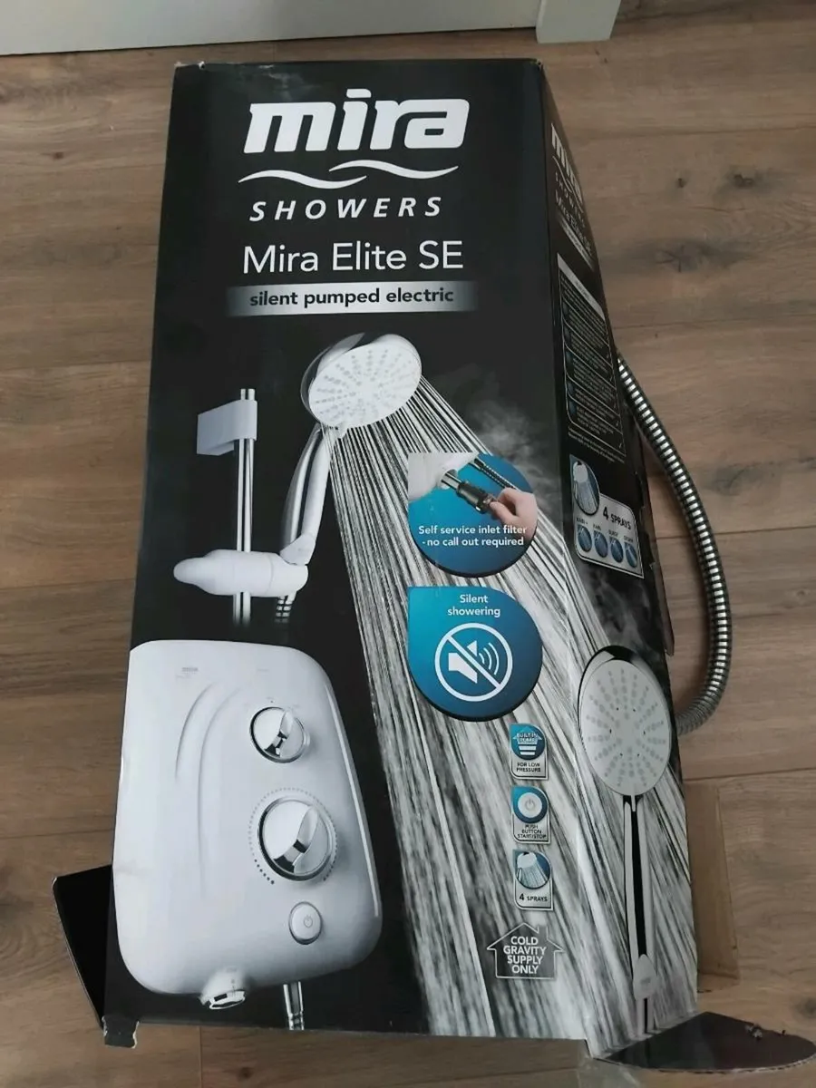 Mira Elite SE White Pumped mixer Shower, 9.8kW - Image 2