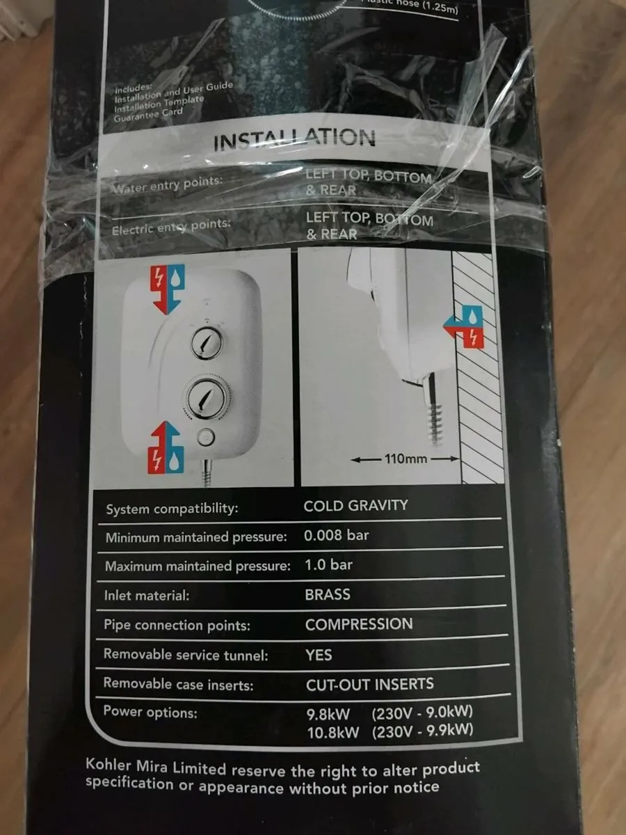 Mira Elite SE White Pumped mixer Shower, 9.8kW - Image 3