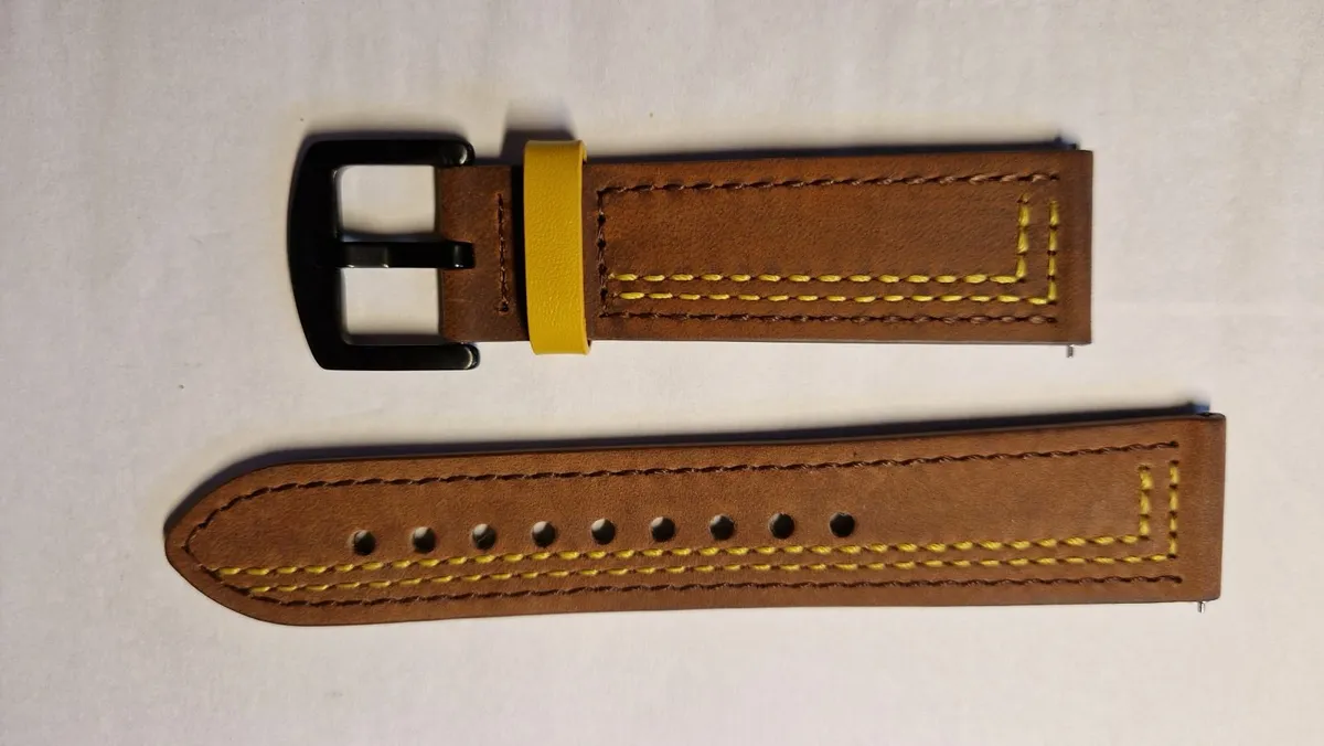 Leather watch straps ... 22mm - Image 3