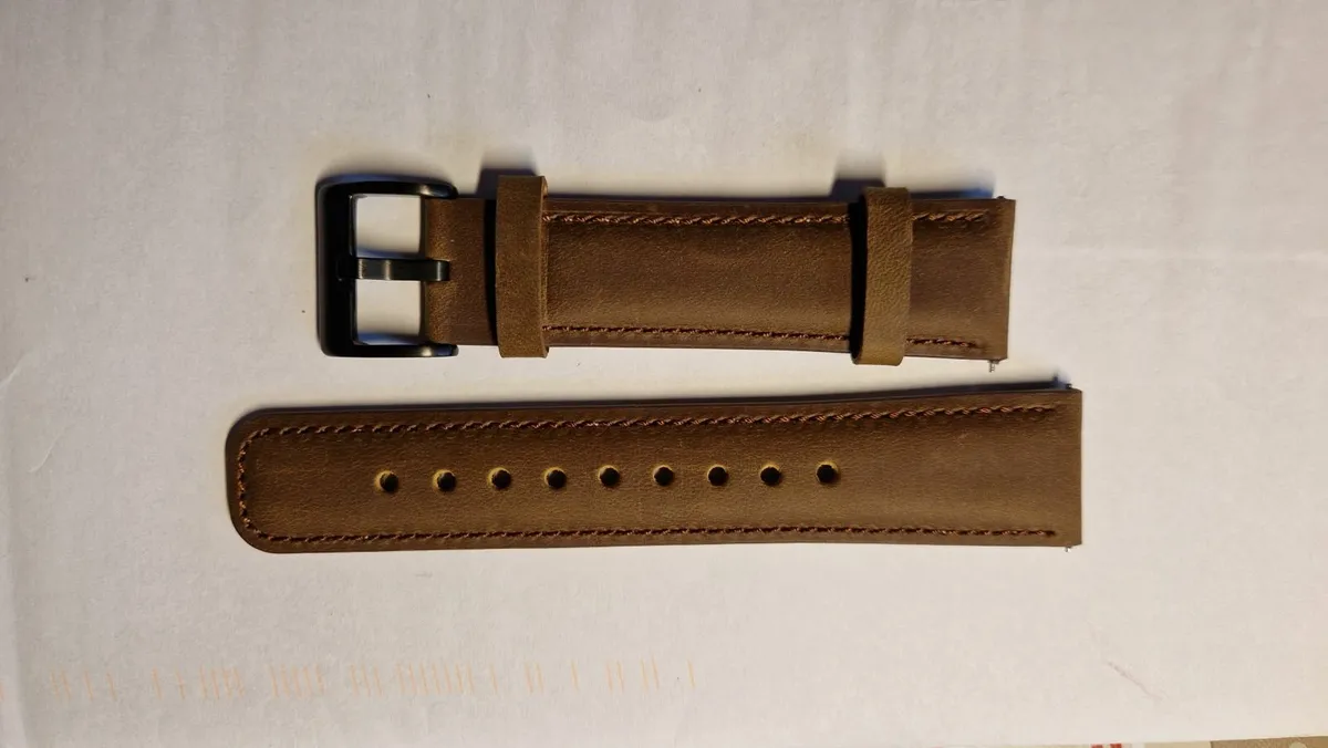 Leather watch straps ... 22mm - Image 4