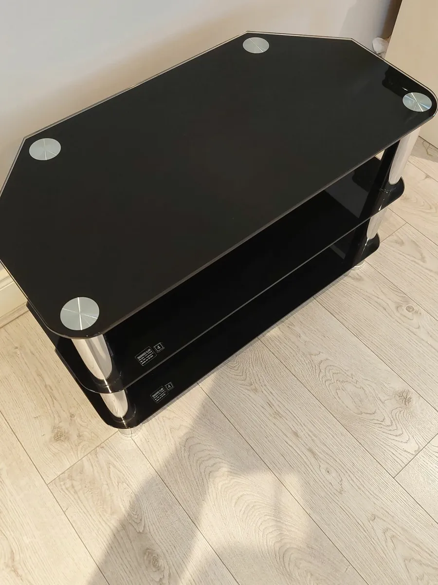 Dark Glass TV Stand - Image 2