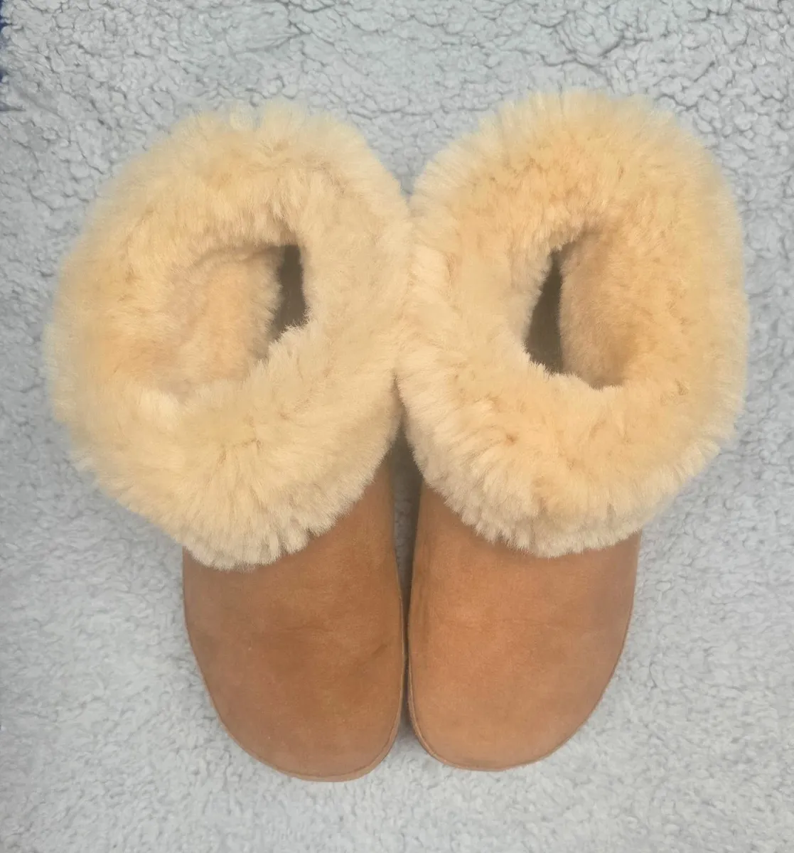 Fitflop Mukluk Shorty Shearling Boots Tan - Image 3