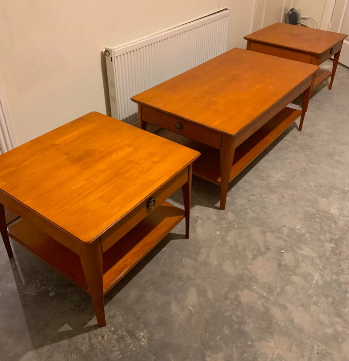Coffee Table Set (3) - Solid Wood - Image 1