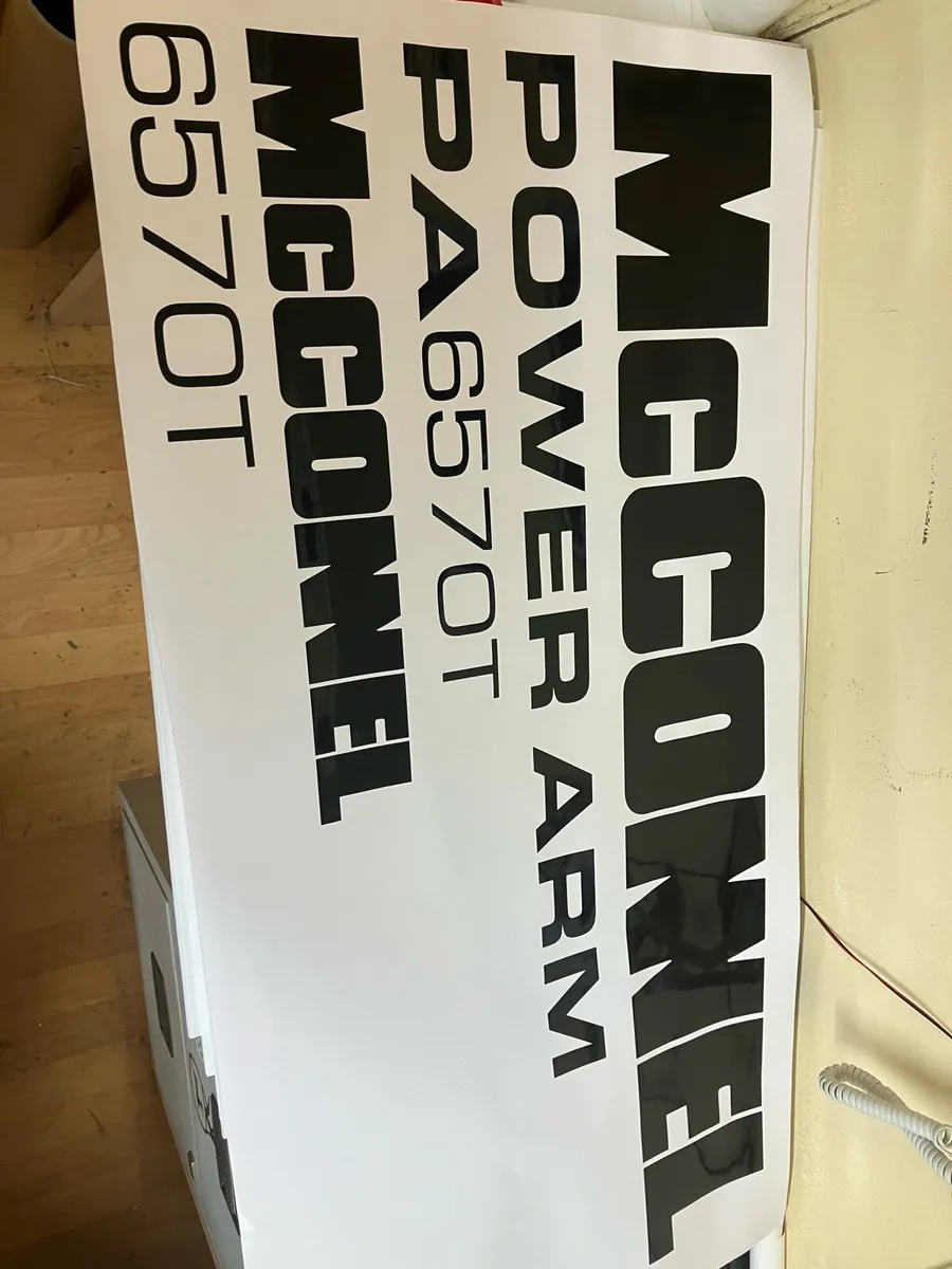 Replacement decals for machinery etc… - Image 4