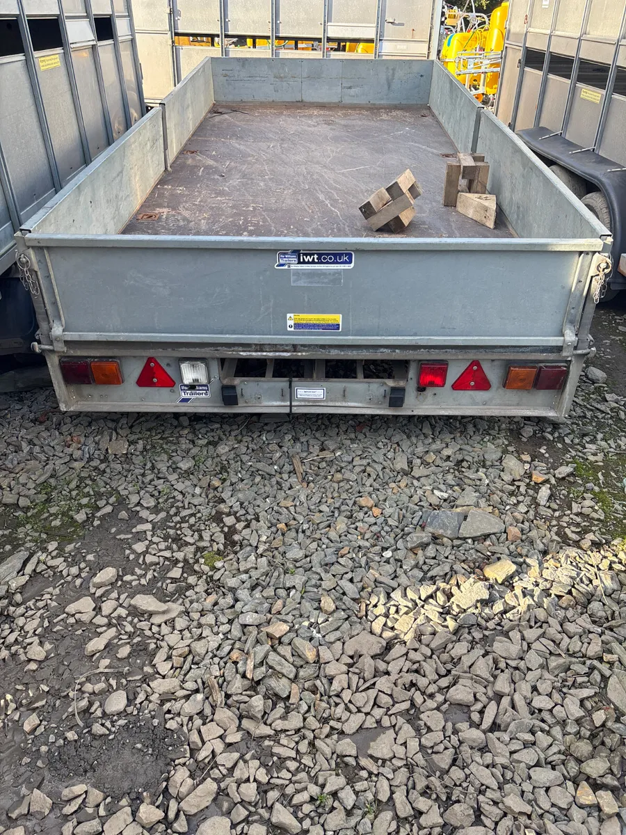 Ifor Williams 14ft builders trailer dropside - Image 2
