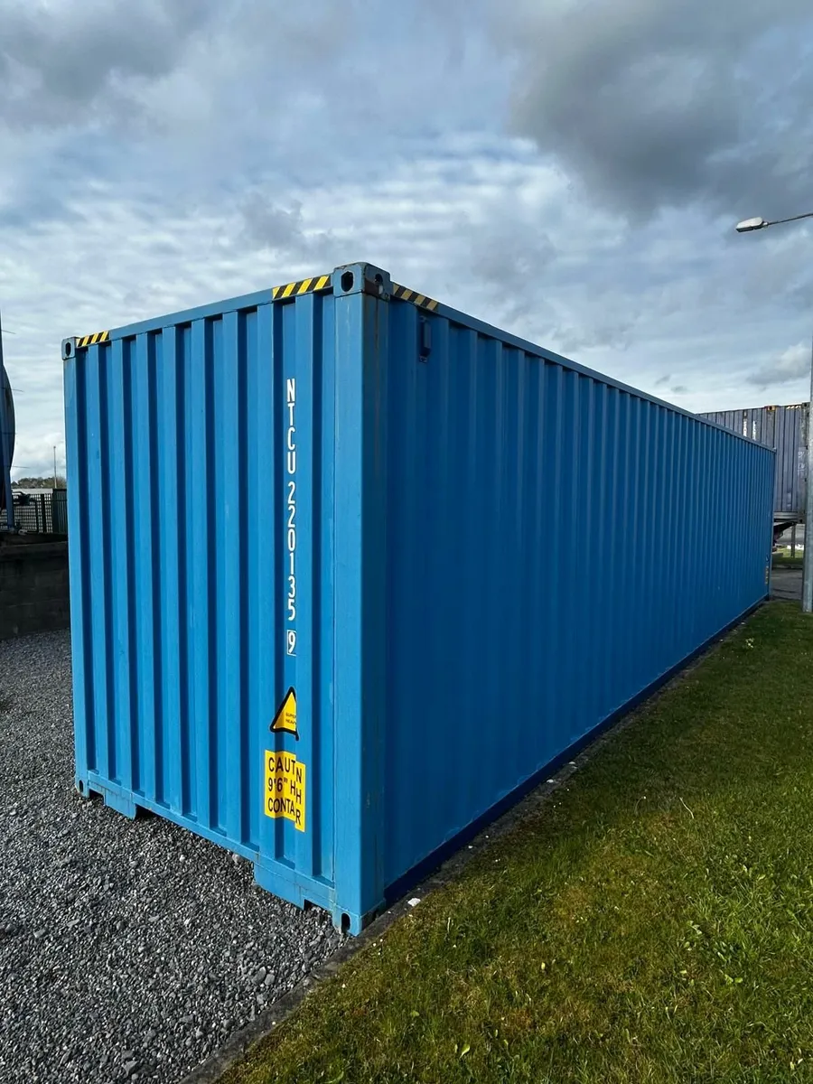 Like New - 40FT High Cube Shipping Container - Image 2