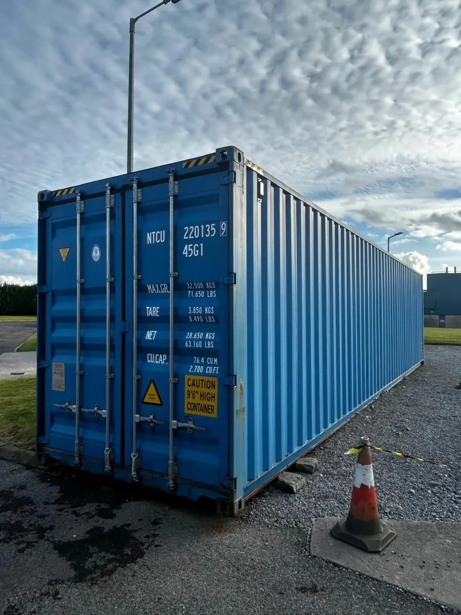 Like New - 40FT High Cube Shipping Container - Image 1