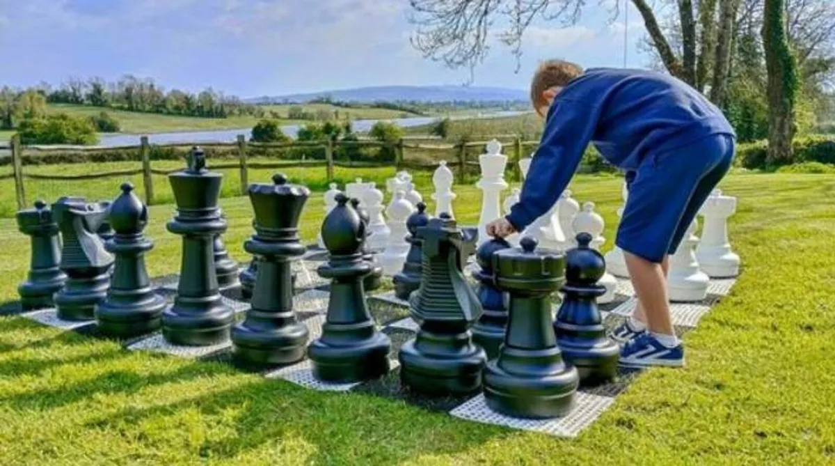 Outdoor garden chess set - Image 1