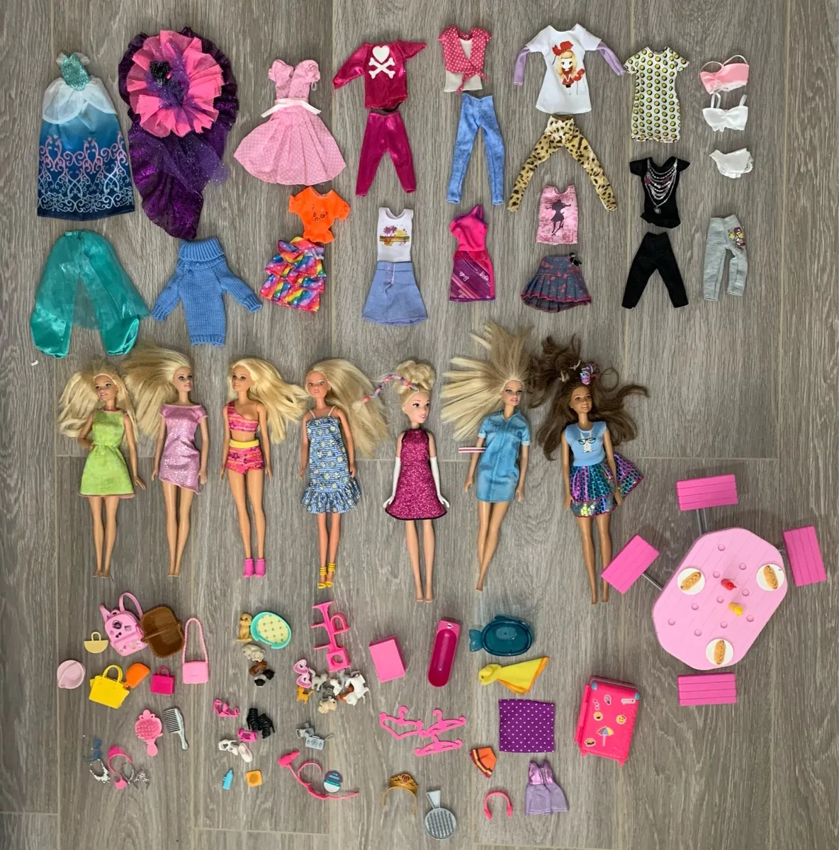 Barbie Doll Bundle - Dolls, Clothes, Picnic, Acce - Image 2