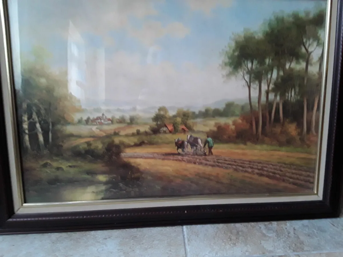 Lovely large picture glass frame - Image 3