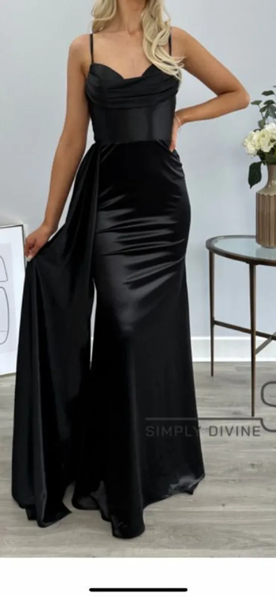 Black Debs Dress - Image 3