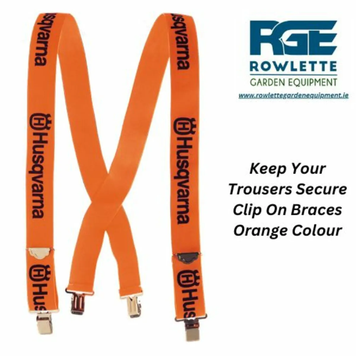 Husqvarna Trouser Braces (Clips) - Image 1