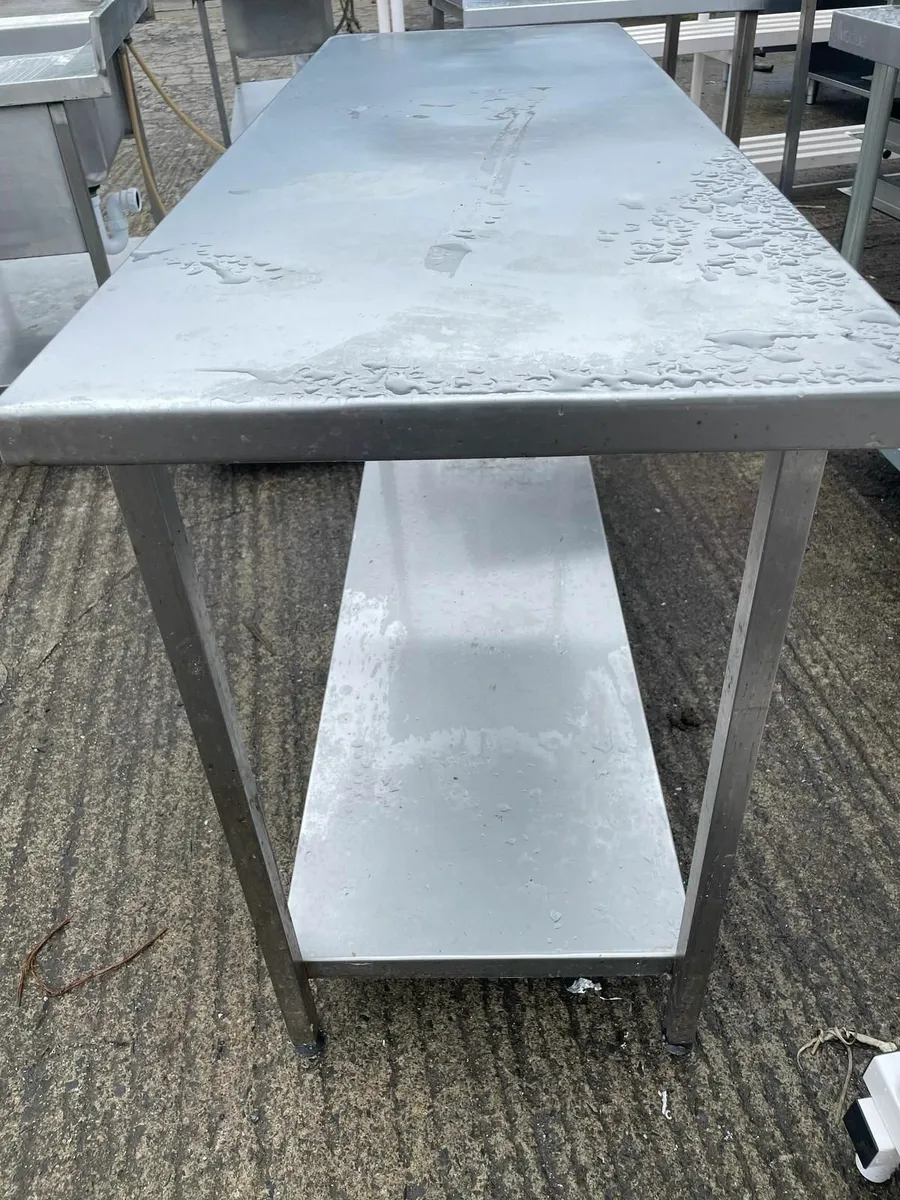 stainless steel prep table - Image 3