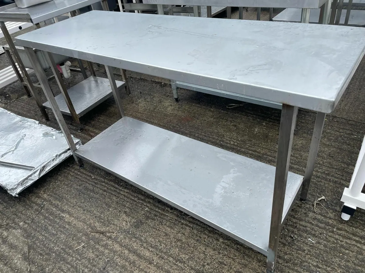 stainless steel prep table - Image 1