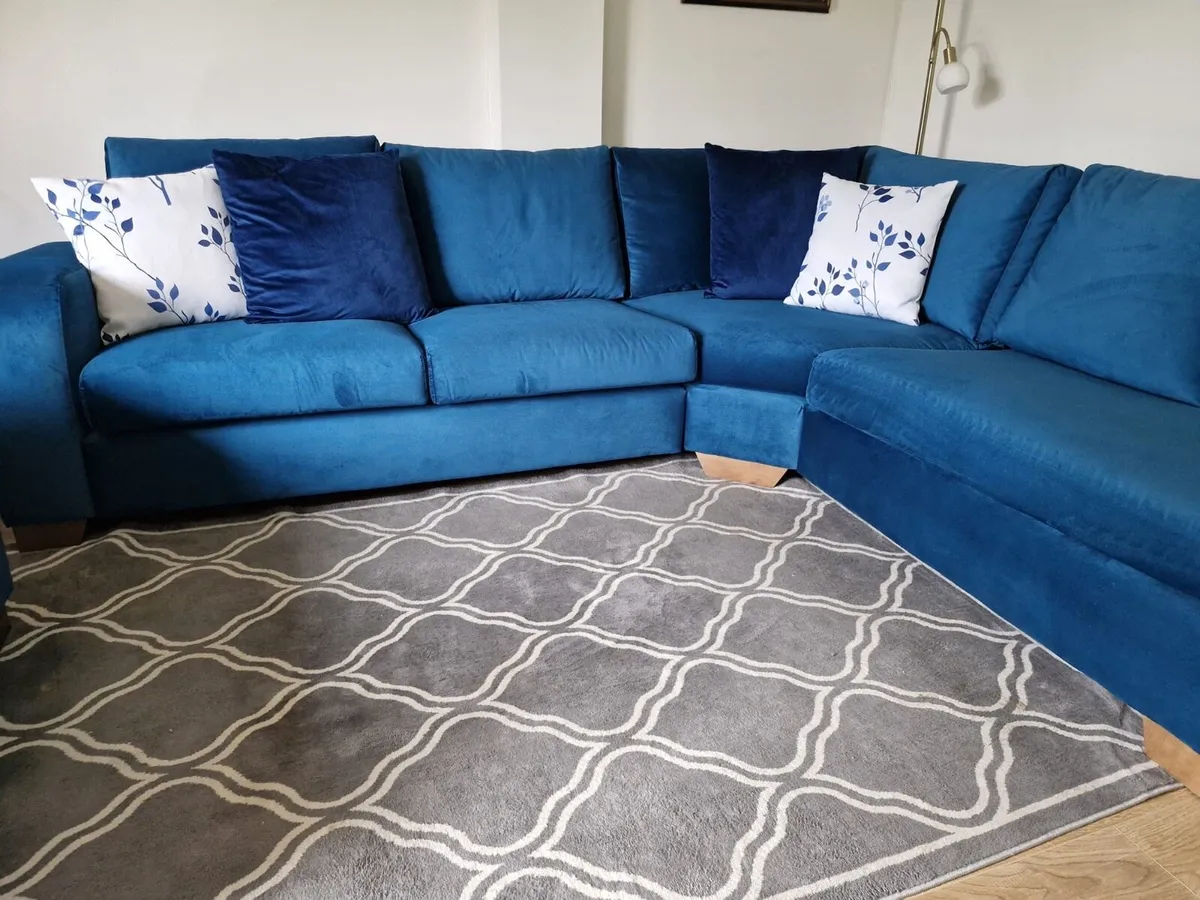L-Shaped Couch & Chair - Image 2