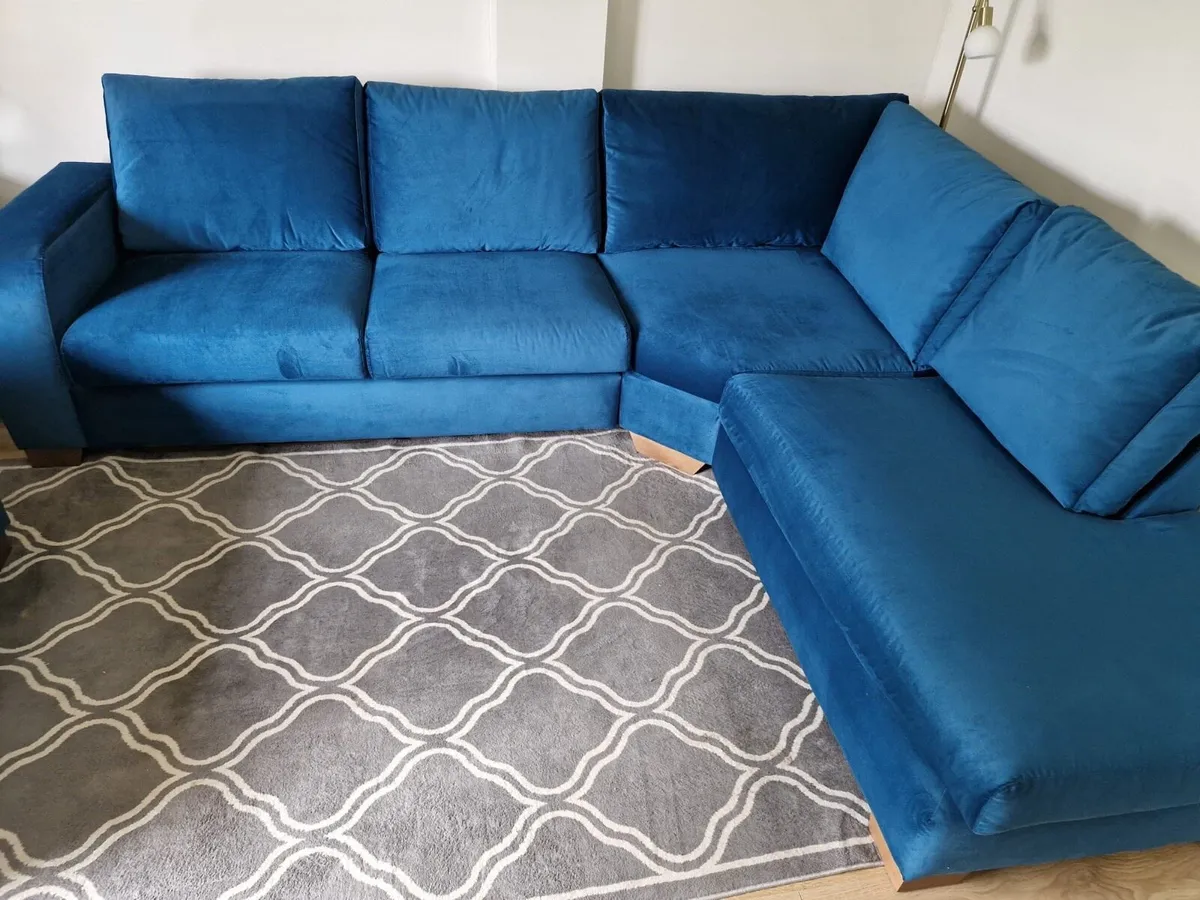 L-Shaped Couch & Chair - Image 1